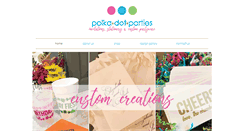 Desktop Screenshot of mypolkadotparties.com